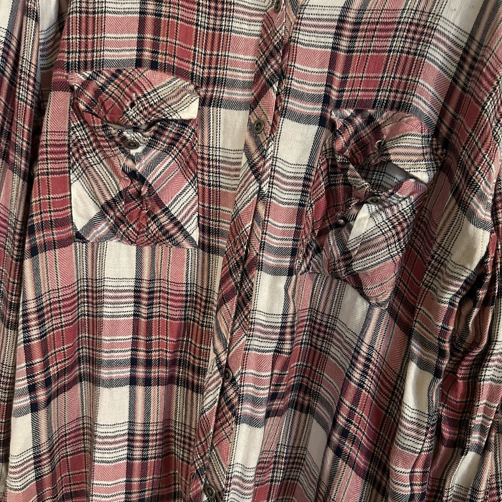 Rails Button Up Plaid Shirt - image 2
